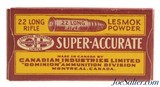 Scarce Pre-War CIL Super-Accurate 22 LR Ammo Lesmok - 1 of 7