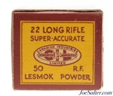 Scarce Pre-War CIL Super-Accurate 22 LR Ammo Lesmok - 3 of 7