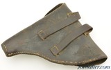 Vintage British Leather Holster Webley Bull Dog - 2 of 5