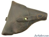 Vintage British Leather Holster Webley Bull Dog - 1 of 5