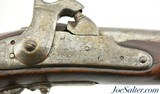 US Model 1836 Percussion Conversion Pistol by Johnson With Brass Tack Decorations - 4 of 15