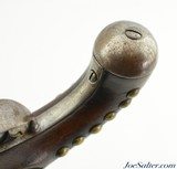 US Model 1836 Percussion Conversion Pistol by Johnson With Brass Tack Decorations - 12 of 15