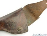 WWI US Army M1909 Leather Holster M1917 .45 ACP G&K 1917 - 5 of 5