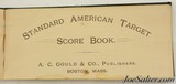 Antique Standard American Target Score Book 1886 - 6 of 12