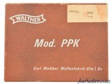 Excellent Vintage Walther 1960's Faux Alligator Skin PPK Gun Box - 1 of 5