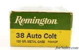 Remington 38 Auto Colt Ammunition 130 Grain Metal Case 50 Rounds - 2 of 4
