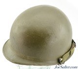 WWII Front-Seam M1 Helmet Identified - 2 of 10
