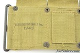 WWII Original M1923 Cartridge Belt Burlington Mills 1943 - 5 of 5