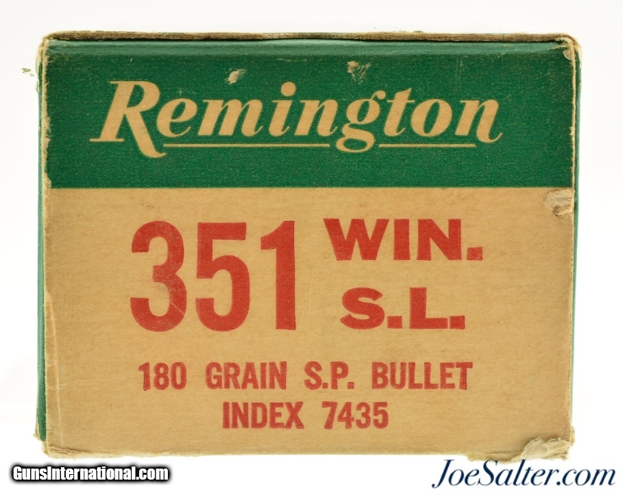 Scarce 351 WSL Winchester Self Loading Ammo 50 Mixed Rounds