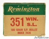 Scarce 351 WSL Winchester Self Loading Ammo 50 Mixed Rounds - 2 of 3
