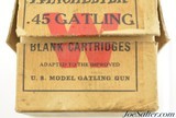 Rare Custom Order Winchester 45 Gatling Blank Ammo Full Box 25 Rds. - 6 of 7