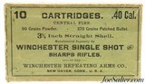 Winchester 40-90 Sharps Single Shot Ammo 10 Rds 3 ¼ inch - 1 of 8