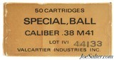 Canadian Valcartier Ball .38 Special M41 Ammo 1968 50 Rnds - 1 of 4