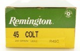 Full Box Remington 45 Long Colt Ammo 250 Grain Lead 50 Rds. - 3 of 3