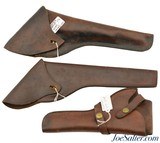 Lot of 3 Vintage Leather Holsters
