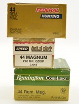Lot of 44 Rem. Mag Hunting Ammo 65 Rounds - 3 of 3