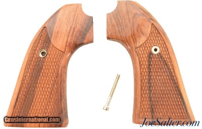 Custom Hardwood Checkered Ruger Bisley Blackhawk Grips