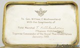 Cigarette Case Presented to Gen. William Westmoreland Prior to the Tet Offensive - 4 of 6