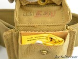 WWII Canadian Inglis-Browning Hi-Power Belt and Holster Rig Web Gear Canvas - 3 of 7