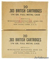 Winchester .303 British Cartridges 174gr. FMJ 40 Rnds - 1 of 3