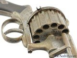 Very Rare E. Lefaucheux 12 Round Revolver 9mm Pin Fire Civil War Era Antique - 4 of 14