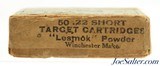 Full & Sealed! Winchester 22 Short "Lesmok" Target Ammo WWI Era 1914 Issues - 4 of 6