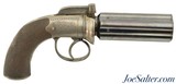 Excellent Antique British Bar-Hammer Pepperbox Pistol - 1 of 14