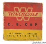 Full Box Winchester 22 Caliber C.B. Caps Ammo 100 Rounds - 4 of 5