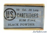 United States Cartridge Company .38 Long Rim Fire BP Excellent Sealed - 3 of 6