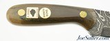 B. Merry Custom Hunting Knife Mammoth Bone Leather Sheath Alaska - 2 of 8