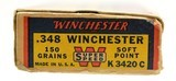 Winchester "1935" Box 348 Win Ammo 150 Grain Soft Point - 5 of 7
