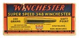 Winchester "1935" Box 348 Win Ammo 150 Grain Soft Point - 1 of 7