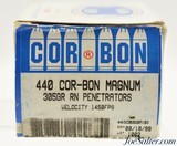 Cor Bon 440 Cor-Bon Magnum 305gr. Rn Penetrators 20 - 2 of 3