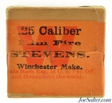 Full Sealed! Winchester 25 Stevens Rim Fire Black Powder Ammunition - 3 of 6