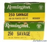 Remington 250 Savage Ammunition 100 Grain Pointed SP 40 Rounds - 2 of 3