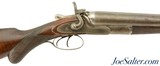 W&C. Scott & Son 10 Gauge Double Hammer Shotgun 1874