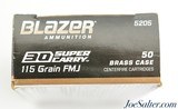 CCI Blazer Ammo 30 Super Carry 115 Grain FMJ 150 Rounds - 2 of 3