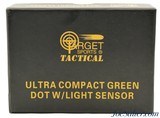 Target Sports Tactical Ultra Compact Green Dot w/ Light sensor Sight - 1 of 4