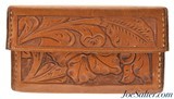 Vintage Hand Tooled Saddle Leather Two Piece Box - 3 of 7