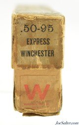 Seldom-Seen Winchester 50-95 Express Ammunition Full Box - 3 of 8
