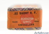 "Combined Logo" Series Rem-UMC 22 Short Fabric Box Ammo Sealed! - 3 of 6