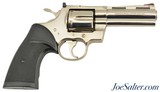 Colt Python Revolver 1981 Production .357 Magnum Nickel 4" Barrel - 1 of 12