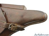 WWI German Military P08 Luger Holster Brown 1915 - 4 of 7