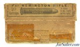 Rare UMC 38-50 Remington Hepburn Black Powder Ammo Partial Box 17 Rounds