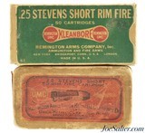 Remington UMC 25 Stevens Short Rim Fire Ammo Lot 87 Rounds