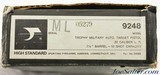Excellent Boxed High Standard ML Series Supermatic Military Trophy 22 LR 7.25 Barrel - 15 of 15