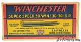 1939 Winchester Super Speed 30-30 SP Vintage Box - 1 of 7