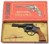 Excellent Boxed Hi-Standard Sentinel Deluxe Revolver 9 Shot 22 S,L,LR C&R - 1 of 13