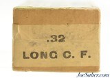 Scarce Sealed! Early Dominion 32 Long CF Ammunition Beaver Logo - 3 of 6