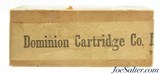 Scarce Sealed! Early Dominion 32 Long CF Ammunition Beaver Logo - 4 of 6